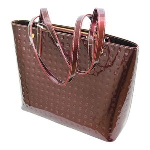 Arcadia Ocean Patent Leather Italian  Handbag